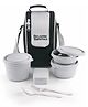 Classic Essentials Meal master Microwave Safe Insulated Bag & Cutlery, 1 Pickle Box, 4 Containers Lunch Box (1250 ml, Thermoware)