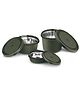 Classic Essentials Stainless Steel Microwave Safe Containers with Lids Lunch Box, 3 Containers Lunch Box (1250 ml, Thermoware)
