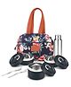 Sanjeev Kapoor By Classic Essentials Microwave, Insulated Tiffin Set with Bottle &Cutlery 3 Containers Lunch Box (1400 ml, Thermoware)