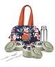 Sanjeev Kapoor By Classic Essentials Vogue Microwave, Insulated Tiffin Set with Bottle &Cutlery 3 Containers Lunch Box (1400 ml, Thermoware)