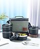 Sanjeev Kapoor By Classic Essentials ls Luscious Microwave, Insulated Tiffin Set with Bag&Cutlery 4 Containers Lunch Box (2000 ml, Thermoware)