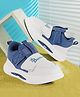 PASSION PETALS Colour Blocked Slip On Shoes - Blue & White