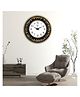 Olive Tree Wooden Designer Rangoli Wall Clock for Home | Wooden Round Wall Clock with Glass for Living Room Bedroom | Designer Wooden Stylish Clocks for Home walls