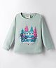 Lazy Bones Sinker Knit Full Sleeves T-Shirt With Vehicle & Camping Text Print - Mint