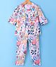 Enfance Full Sleeves Floral Printed Jacket With Coordinating Crop Top & Pant Set - Multi Colour