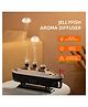 AKN TOYS Titanic Steam Ship Design Humidifier Diffuser for Home, Office , Ultrasonic Aromatherapy Mist Diffuser with Multi-Colour LED,t - PACK OF 1 - ( COLOR MAY VARY )