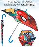 Fiddlerz Spidy Printed Umbrella - Red