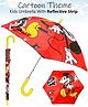 Fiddlerz Mickey Printed Umbrella - Dark Red
