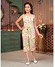 Aarika Cotton Woven Sleeveless Floral Printed Top & Coordinating Pant Set - Off White