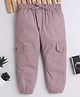 BAATCHEET Cotton Woven Solid Joggers - Taupe