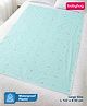 Babyhug Soft Plastic 100% Waterproof Bed Protector & Diaper Changing Sheet Large Size Dolphin Print - Sea Green| Easy to Clean| Travel Friendly