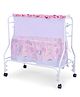 Babyhug Cozy Nest Cradle With Mosquito Net - Pink