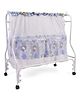 Babyhug Cozy Nest Cradle With Mosquito Net - Blue