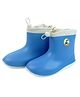 Little Surprise Box Lemonkid Text Patch Detailed Gumboots - Blue
