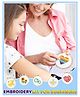 iKalaa DIY Embroidry Kit for Beginners (Combo)  | Hand Embroidery Starter Kit with Pattern Fabric, Hoops, Needles, Thread | Embroidery Kit for Adults & Kids | Home Decor & Gift Idea