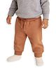 Mi Arcus Knit Solid Joggers - Rust Orange