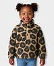 Mi Arcus Knit Sleeveless Leopard Designed Sweatshirt - Multi Colour