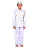 BookMyCostume Cotton Woven Independence Day Theme Full Sleeves Indian Navy Costume Set - White