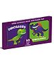 Little Learners Book and Puzzle Set Dinosaurs Learning Book - English