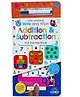 Little Learning Write and Wipe Addition & Subtraction Board Book - English