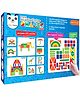 Play Panda Fun Magnetic Shapes (junior) Type 2 with 58 Magnetic Shapes & 200 Puzzles