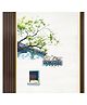 JAAMSO ROYALS Landscape Eaves House Decoration PVC Self Adhesive Wall Sticker for Home Decor