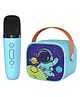 FunBlast Space Theme Karaoke Speaker with Mic, Voice Recording, Bluetooth and USB Wire