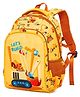 FunBlast 14 Inch Cute Cartoon Theme Multipurpose Picnic Backpack for Kids Yellow