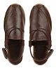 Tiber Taber Solid Buckle Clip Closure Mules - Brown