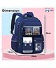 FunBlast Waterproof School Bag with Multiple Pockets Blue   Height 15 Inches