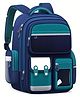 FunBlast Waterproof School Bag with Multiple Pockets Green - Height 15 Inches