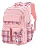 FunBlast Multifunctional Backpack with Multiple Pockets Peach  Height 16 inches