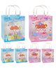 FunBlast Cartoon Print Big Size Hand Carry Bags for Gifting - Pack of 6 (Multicolor)