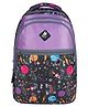 MIKE BAGS 18 Inches Coco Backpack Purple & Grey