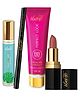Iba Bestsellers Bundle Rain Drops Perfume, Kohl Kajal, BB Cream(Medium Shade), Lipstick (Combo of 4)