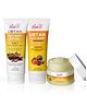 Iba Ubtan Essentials Skin Care Regime Combo - Face Wash (100ml), 3 in 1 Instant Facial (100g), Face Cream (50g)