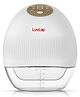 Luv Lap Glory Hands Free Electric Wearable Breast Pump With 4 Modes 9 Suction Levels & USB C Charging Soft Inserts - White