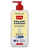 LuvLap Baby Wash & Shampoo 200 ml with Chamomile, Oatmeal & Shea Butter | Tear Free & Soap Free Baby Wash - White
