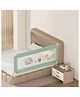 Kids Station Foldable Bed Rail Guard for Kids & Toddlers  1 Side, Green (180 x 80 cm)  Adjustable Height, Baby Safety Fence for King Size Bed (6ft, Basic)