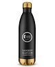 Sanjeev Kapoor By Classic Essentials Hydrate 24 Hrs Hot & Cold ISI Certified | Stainless Steel 1000 ml Flask (Pack of 1, Black, Steel)
