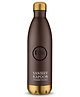 Sanjeev Kapoor By Classic Essentials Hydrate 24 Hrs Hot & Cold ISI Certified | Stainless Steel 1000 ml Flask (Pack of 1, Brown, Steel)