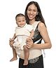 Kids Station Premium Baby Carrier with Hip Seat  9 Carry Styles, 100% Cotton, Breathable Mesh Panel Infant to Toddler Carrier for Indian Climate (Beige, 6-24 Months)