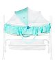 Mee Mee 2 in 1 Baby Cradle Bassinet | Travel Friendly Baby Crib Bassinet with Storage - Blue