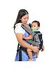 Mee Mee Comfy New Born Baby Carrier With 4 Baby carrying Modes Lightweight & Adjustable | Neck Support Baby Sling Carrier with Padded waist Support and shoulder support straps (Grey)
