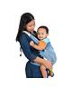 Mee Mee Comfy New Born Baby Carrier With 4 Baby carrying Modes Lightweight & Adjustable | Neck Support Baby Sling Carrier with Padded waist Support and shoulder support straps  (Blue)