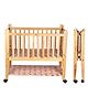 Mee Mee Spacious Swinging Baby Cradle (W-Brown)