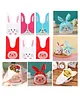 Birthday Popper 50 Pcs Animal Ear Gift Pouches (Small 22 x 13.5 cm)  Assorted Bunny-Ear Designs for Return Gifts, Chocolates, Cookies, Jewelry  Cute Reusable Gift Bags for Kids