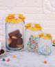 Birthday Popper Yellow Colour Mason Jar Zip-Lock Pouch | Pack of 10; Medium | Reusable, Leak-Proof Stand-Up Food Storage Bag | Airtight Seal Ziplock Pouches as Birthday Return Gifts