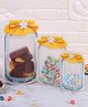Birthday Popper Yellow Mason Jar Zip-Lock Pouch | Pack of 10; Large | Reusable, Leak-Proof Stand-Up Food Storage Bag | Airtight Seal Ziplock Pouches as Birthday Return Gifts
