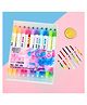 Birthday Popper Magic Color Changing Highlighters  Pack of 10 Dual-Tip Pens with 20 Fluorescent Shades |Erasable & Non-Toxic Markers for Kids for Drawing, School Supplies, and Creative Gifting